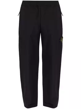 Stone Island Compass-badge track pants, черный