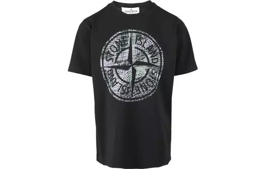 STONE ISLAND Детская футболка, цвет Black