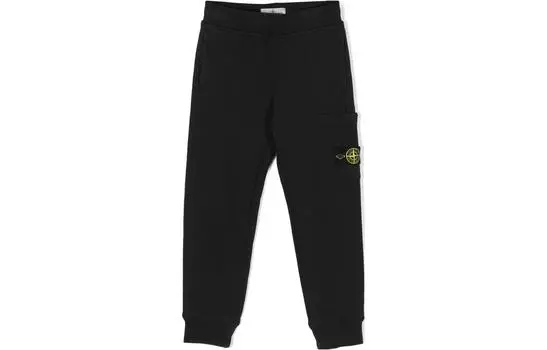 STONE ISLAND Детские повседневные брюки, цвет Black
