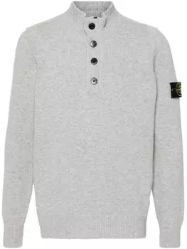 Stone Island джемпер с логотипом Compass, серый