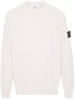 Stone Island джемпер с нашивкой Compass, нейтральный цвет