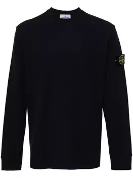 Stone Island джемпер с нашивкой Compass, синий