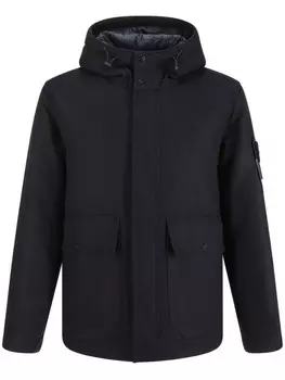 Stone Island фланелевая куртка, синий