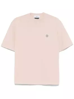 Stone Island футболка с короткими рукавами, розовый