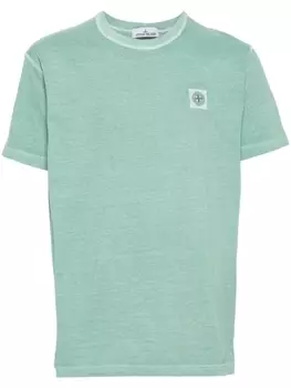 Stone Island футболка с логотипом Compass, зеленый