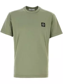 Stone Island футболка с логотипом Compass, зеленый