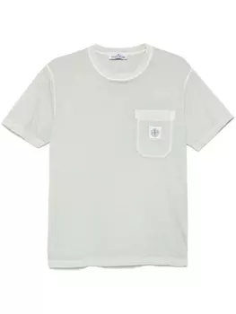 Stone Island футболка с логотипом Compass, зеленый