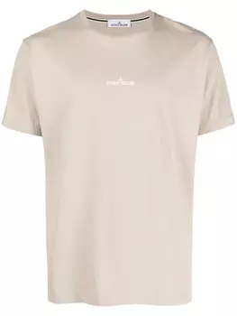 Stone Island футболка с логотипом, нейтральный