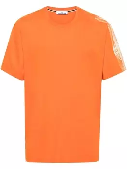 Stone Island футболка с логотипом, оранжевый