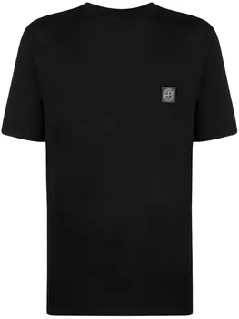Stone Island футболка с нашивкой Compass, черный