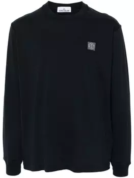 Stone Island футболка с нашивкой Compass, синий