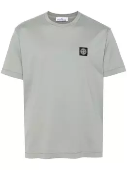 Stone Island футболка с нашивкой Compass, синий