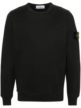 Stone Island хлопковая толстовка с компасом, серый