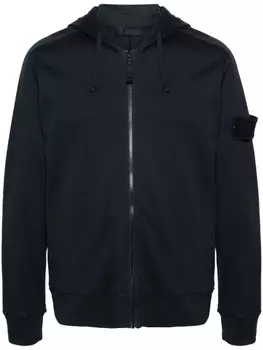 Stone Island худи Ghost на молнии, синий