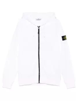 Stone Island худи с нашивкой Compass, белый