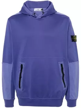 Stone Island худи с нашивкой Compass, фиолетовый