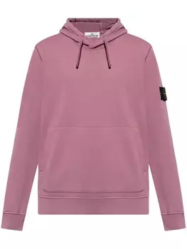 Stone Island худи с нашивкой Compass, фиолетовый