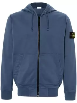 Stone Island худи с нашивкой Compass, синий