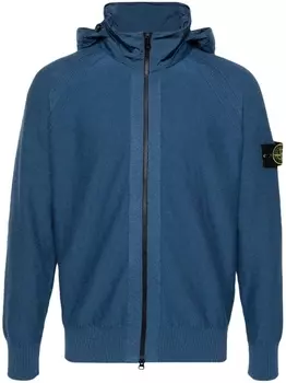 Stone Island худи с нашивкой Compass, синий