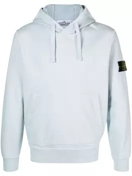 Stone Island худи с нашивкой Compass, синий