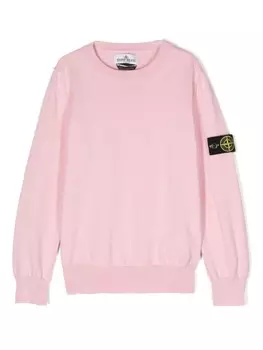 Stone Island Junior джемпер Compass, розовый