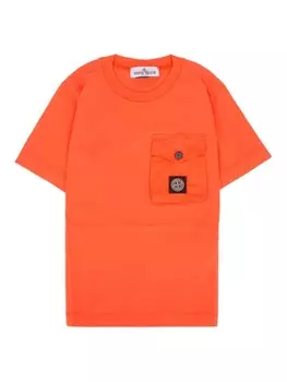 Stone Island Junior футболка Compass, оранжевый