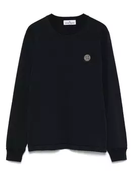 Stone Island Junior футболка с нашивкой Compass, синий