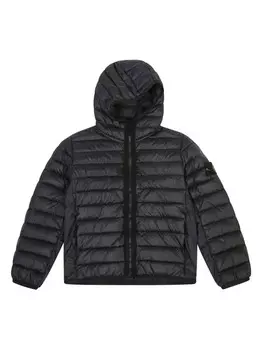 Stone Island Junior куртка на молнии, черный