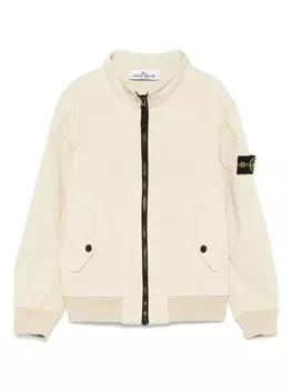 Stone Island Junior куртка с нашивкой Compass, нейтральный