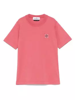 Stone Island Junior легкая футболка, розовый