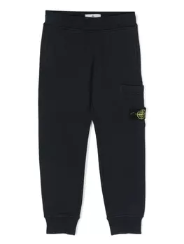 Stone Island Junior прямые брюки, синий