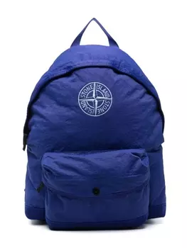 Stone Island Junior рюкзак с вышивкой Compass, синий