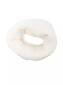 Stone Island Junior снуд в рубчик с логотипом, серый