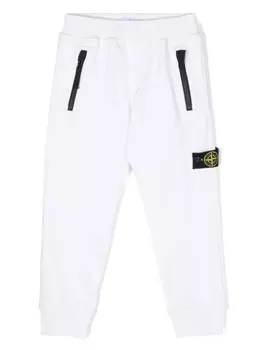 Stone Island Junior спортивные брюки, белый