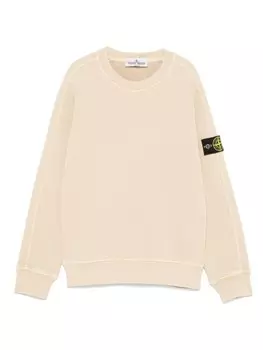 Stone Island Junior толстовка с изображением компаса, нейтральный цвет