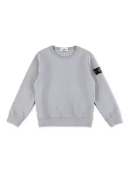 Stone Island Junior толстовка с изображением компаса, серый