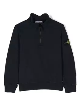 Stone Island Junior толстовка с нашивкой Compass, синий