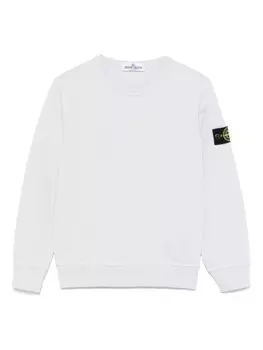 Stone Island Junior толстовка с нашивкой Compass, синий