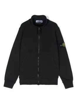 Stone Island Junior толстовка с узором Compass, синий
