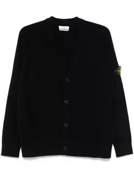 Stone Island кардиган с изображением компаса, черный