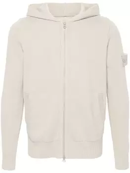 Stone Island кардиган с нашивкой Compass, нейтральный цвет