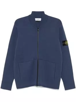 Stone Island кардиган с нашивкой Compass, синий