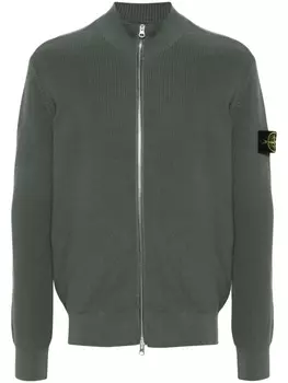 Stone Island кардиган с нашивкой Compass, зеленый