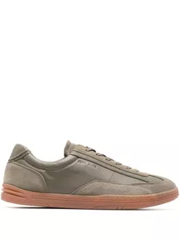 Stone Island кеды на шнуровке, коричневый