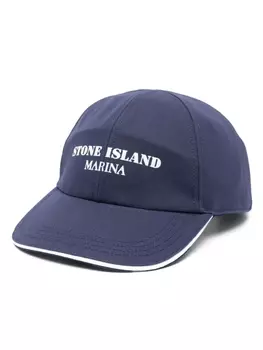 Stone Island кепка с логотипом, синий