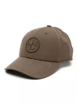 Stone Island кепка с логотипом, зеленый
