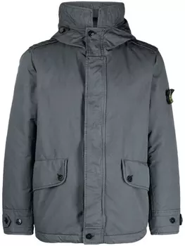 Stone Island куртка David TC с нашивкой-логотипом Compass, серый