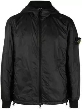 Stone Island куртка PrimaLoft с капюшоном, черный