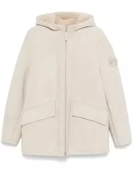 Stone Island куртка с капюшоном, нейтральный цвет