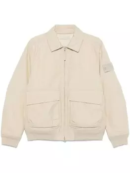 Stone Island куртка с компасом, нейтральный цвет